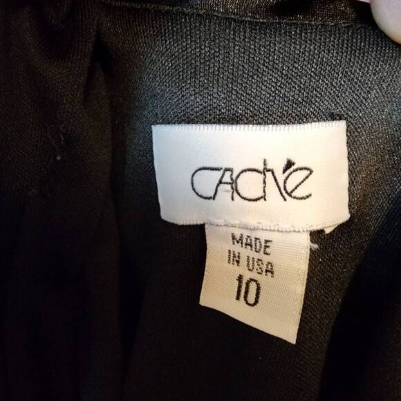 Cache Women's Party Dress Cocktail Sequins Mini Cutout Back Purple Black Size 10 - Picture 2 of 11